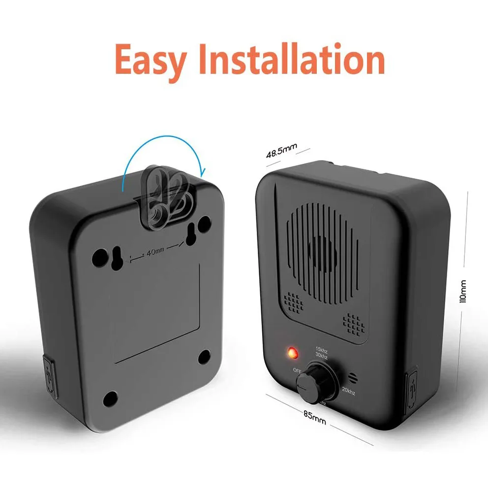 Outdoor Pet DOG Repeller Ultrasonic Bark Control Waterproof Rechargeable Dog Behavior Training device with 3 Adjustable Modes
Outdoor Pet DOG Repeller Ultrasonic Bark Control Waterproof Rechargeable Dog Behavior Training device with 3 Adjustable Modes
