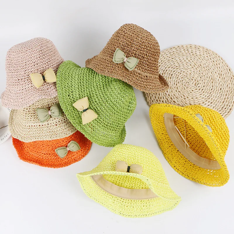 Summer Toddler Baby Girls Hats Cute Bow Kids Straw Hat Princess Baby Bucket Hats Protection Children Beach Cap Hollow Sun Hat
Summer Toddler Baby Girls Hats Cute Bow Kids Straw Hat Princess Baby Bucket Hats Protection Children Beach Cap Hollow Sun Hat