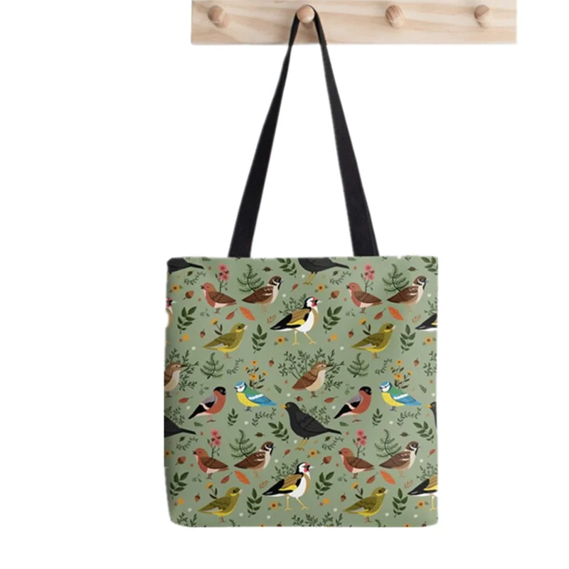 Women Shopper bag garden Birds Printed Kawaii Bag Harajuku Shopping Canvas Shopper Bag girl handbag Tote Shoulder Lady Bag
Women Shopper bag garden Birds Printed Kawaii Bag Harajuku Shopping Canvas Shopper Bag girl handbag Tote Shoulder Lady Bag