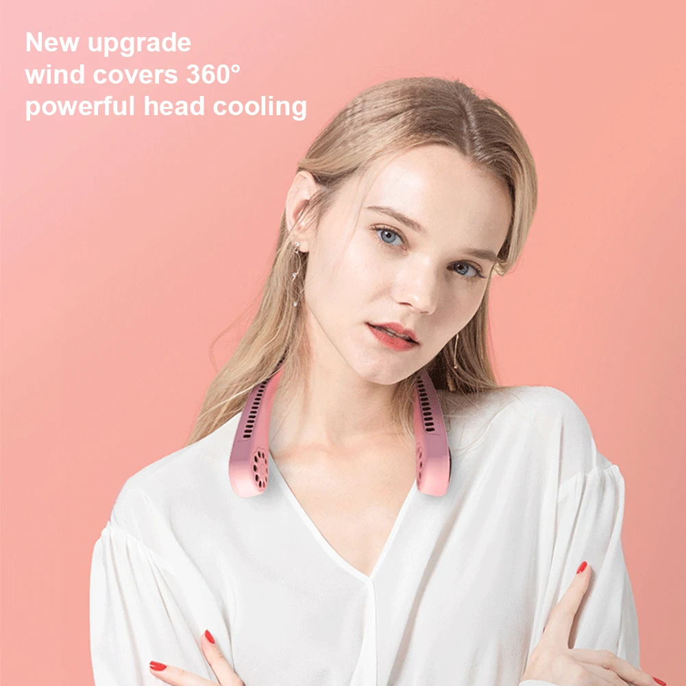 Portable Neck Fan - Rechargeable Portable Headphone Design Wearable Neckband Fan 3 Level Air Flow for Sports Office and Outdoor
Portable Neck Fan - Rechargeable Portable Headphone Design Wearable Neckband Fan 3 Level Air Flow for Sports Office and Outdoor