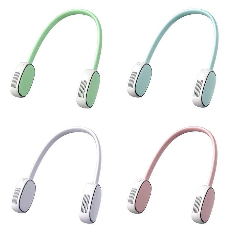 Portable Hanging Neck Fan USB Rechargeable Air Cooling Fan Bladeless Sports Fan Mini Air Cooler 
Portable Hanging Neck Fan USB Rechargeable Air Cooling Fan Bladeless Sports Fan Mini Air Cooler