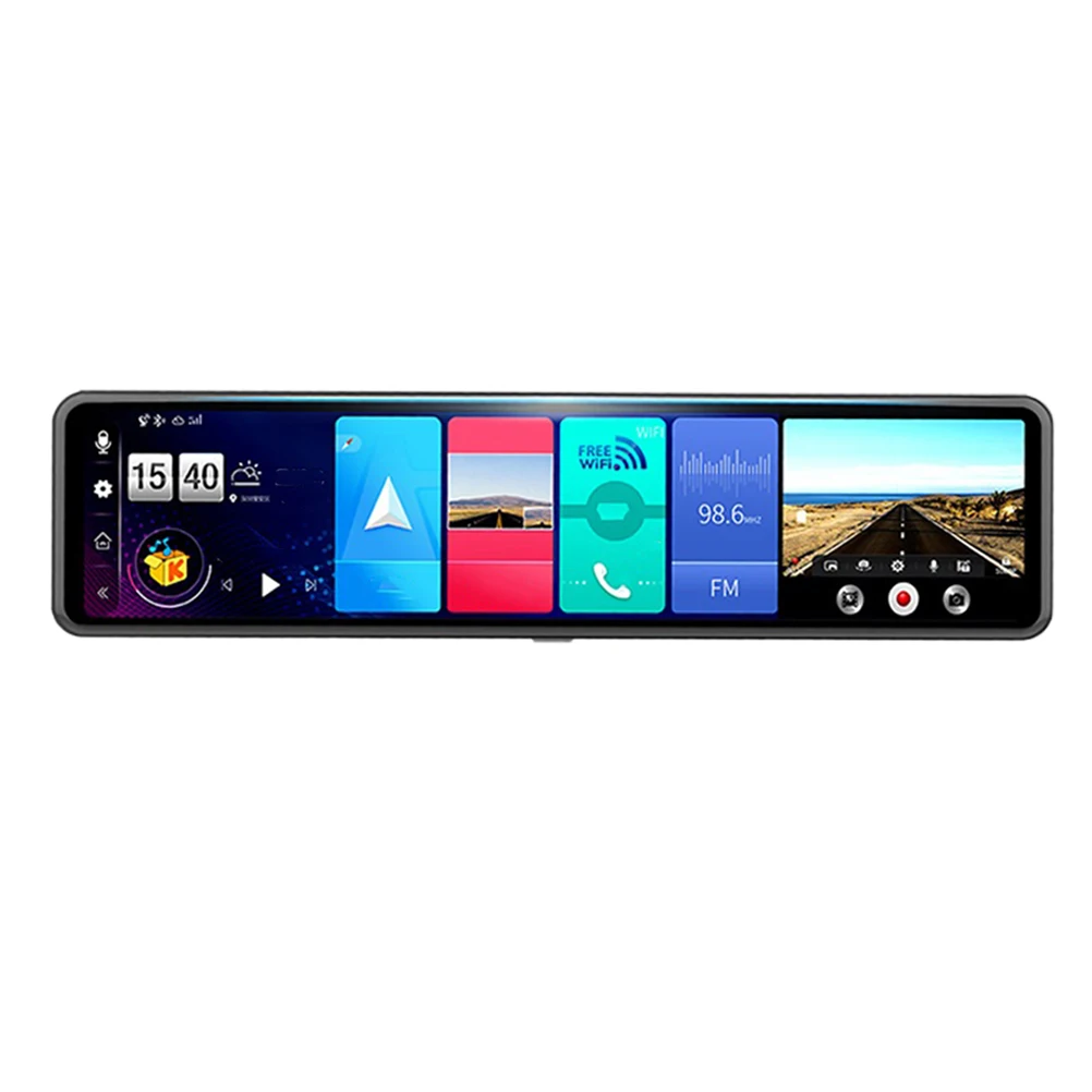 1Pc 1080P Streaming Rearview Mirror Recorder Cloud Mirror Navigation 12-inch Touch Screen Dual Lens Night Vision Reversing
1Pc 1080P Streaming Rearview Mirror Recorder Cloud Mirror Navigation 12-inch Touch Screen Dual Lens Night Vision Reversing