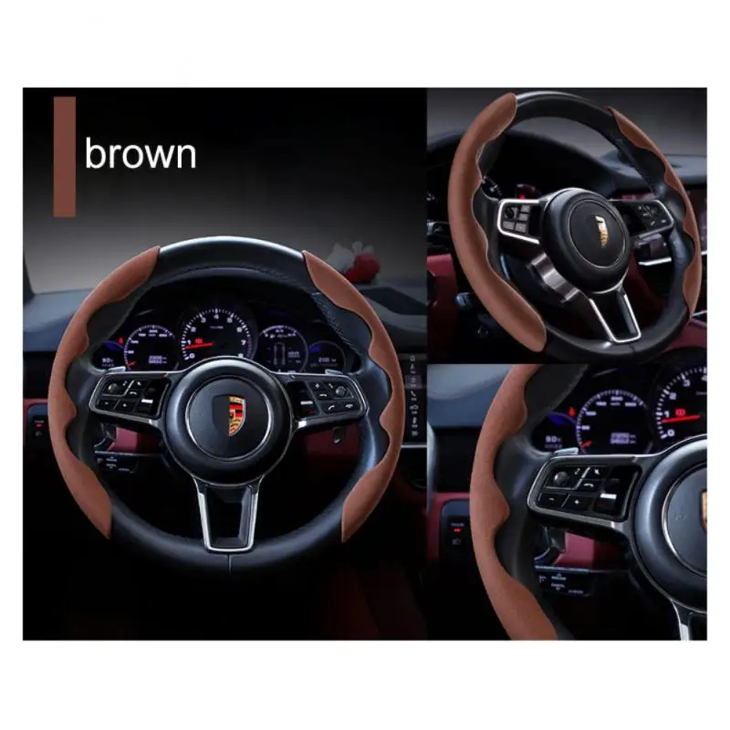 Universal Car Products Car Steering Wheel Cover Interior Parts Carbon Fiber Grain Protection Cover Car Accessories
Universal Car Products Car Steering Wheel Cover Interior Parts Carbon Fiber Grain Protection Cover Car Accessories