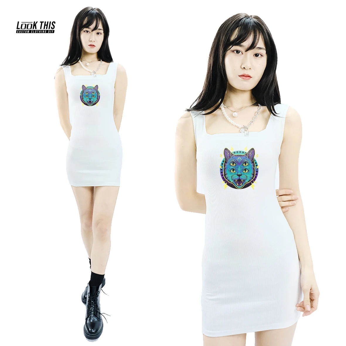 Harajuku Sleeveless Bodycon Mini Dress Basic Women Summer Backless Party Sexy Clubwear Summer Women's Dress 2021 Girls Vestidos
Harajuku Sleeveless Bodycon Mini Dress Basic Women Summer Backless Party Sexy Clubwear Summer Women's Dress 2021 Girls Vestidos