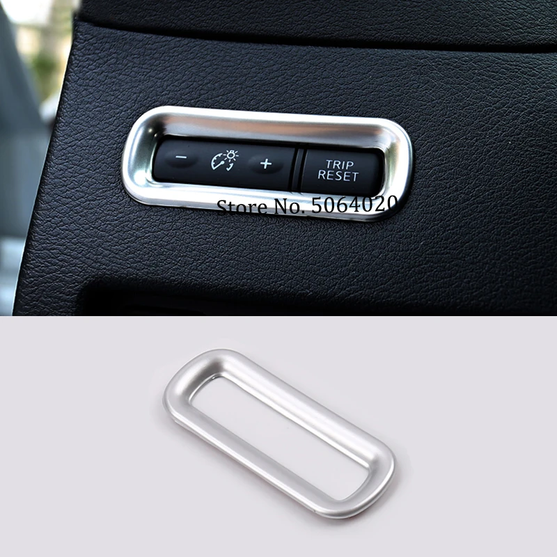 

ABS Matte Car Headlamps Adjustment Switch cover trim Sticker Car styling For Nissan Murano 2015-2019 Car accessories 1pcs