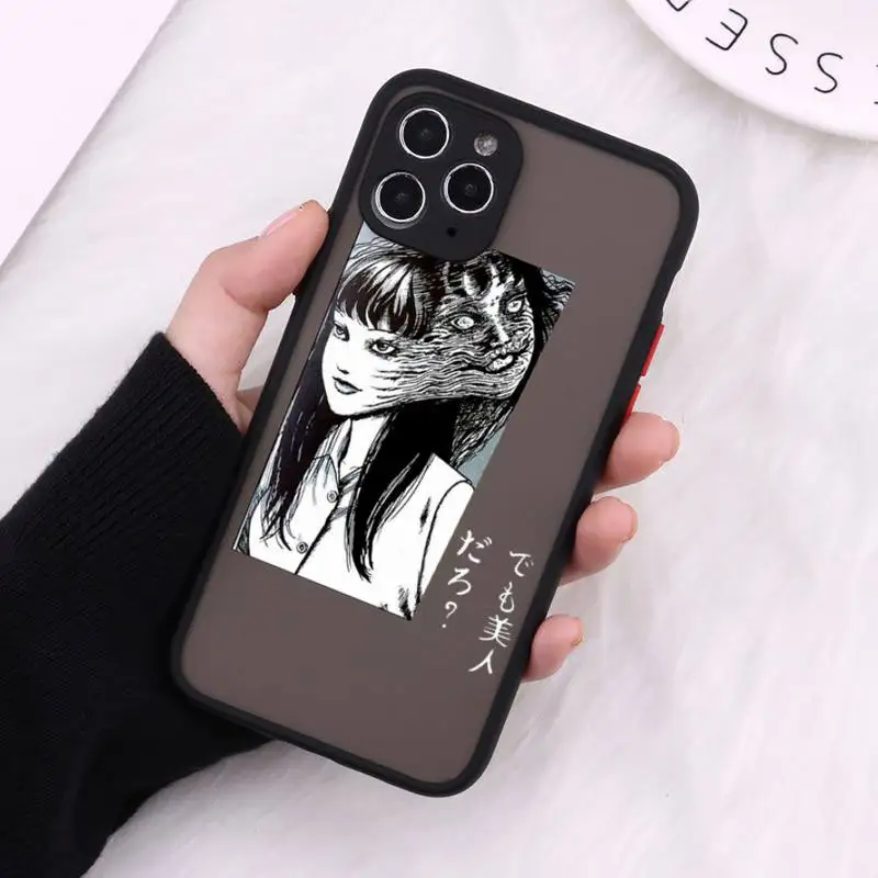 Junji Ito Tees Horror Anime Phone Cases Matte Transparent For iPhone 12 Mini 11 Pro XR XS Max 7 8 Plus
Junji Ito Tees Horror Anime Phone Cases Matte Transparent For iPhone 12 Mini 11 Pro XR XS Max 7 8 Plus
