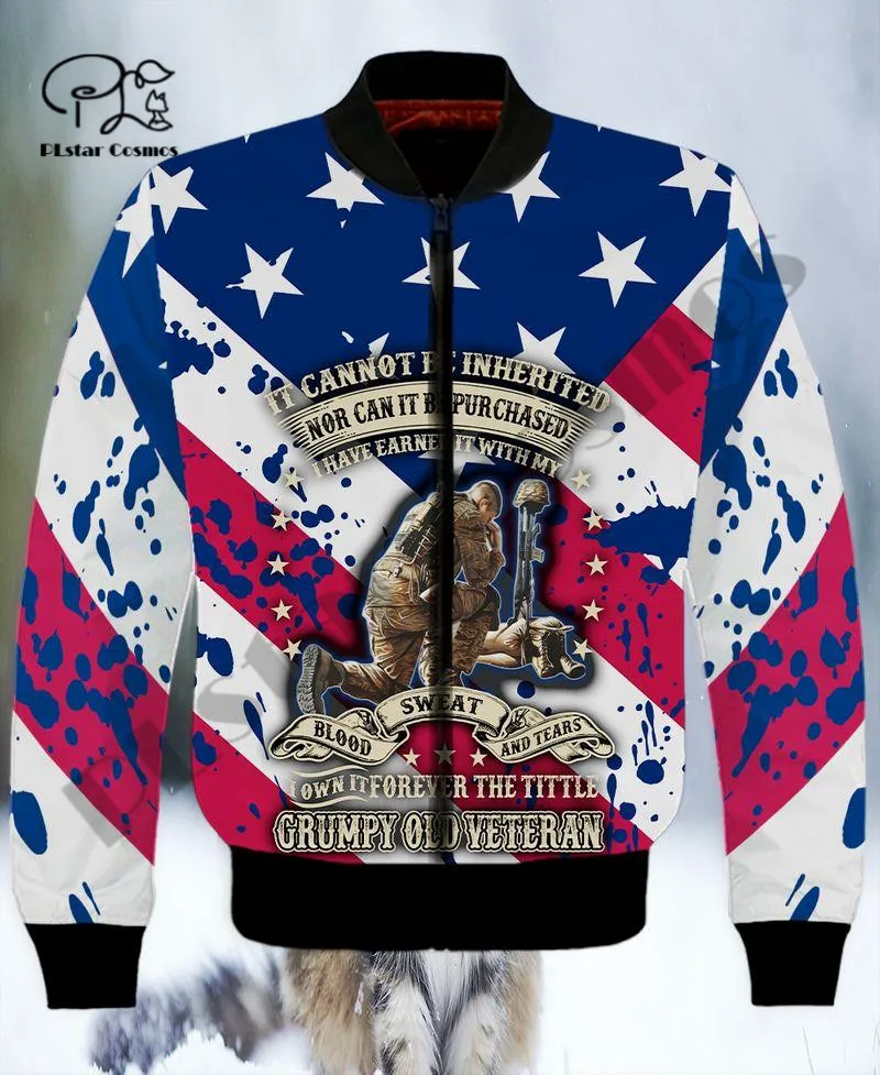 Eagle Army Flag Newest Men/Women Winter Warm Bomber Jackets 3D Printed Autumn Zipper Flight Jacket Casual Unisex Harajuku Coat 1
Eagle Army Flag Newest Men/Women Winter Warm Bomber Jackets 3D Printed Autumn Zipper Flight Jacket Casual Unisex Harajuku Coat 1