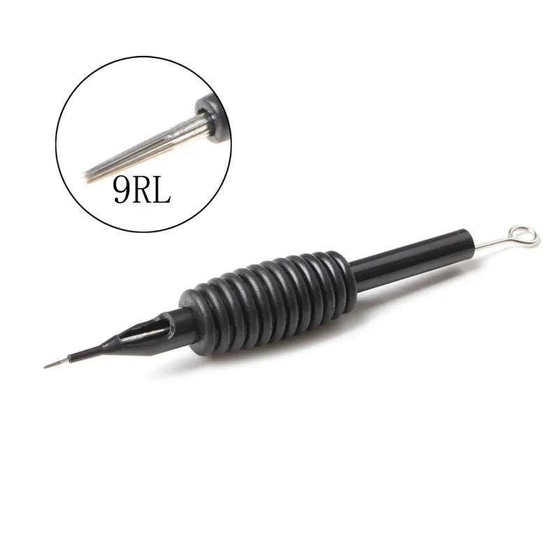 1Pc Sterile Disposable Tattoo Needle Tube Grip Tip RL RS Silicone Handle Black 667D
1Pc Sterile Disposable Tattoo Needle Tube Grip Tip RL RS Silicone Handle Black 667D