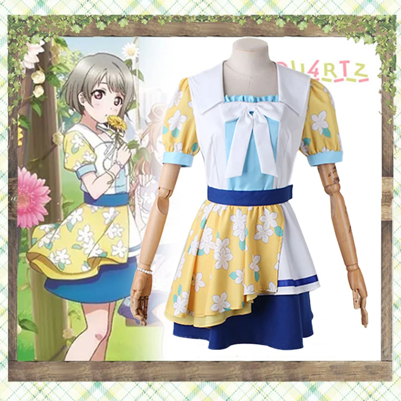 Костюм Аниме Love Live! Костюм для косплея QU4RTZ Cos Nakasu Kasumi, сценическая одежда с принтом для всех участников, наряд школьного Idol
Костюм Аниме Love Live! Костюм для косплея QU4RTZ Cos Nakasu Kasumi, сценическая одежда с принтом для всех участников, наряд школьного Idol