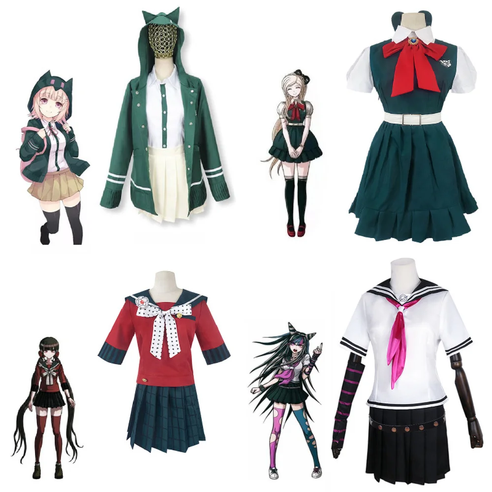 Danganronpa Cosplay Costume Nanami Chiaki Sonia Nevermind Harukawa Maki Mioda Ibuki Costume Anime Halloween Costumes for Women
Danganronpa Cosplay Costume Nanami Chiaki Sonia Nevermind Harukawa Maki Mioda Ibuki Costume Anime Halloween Costumes for Women