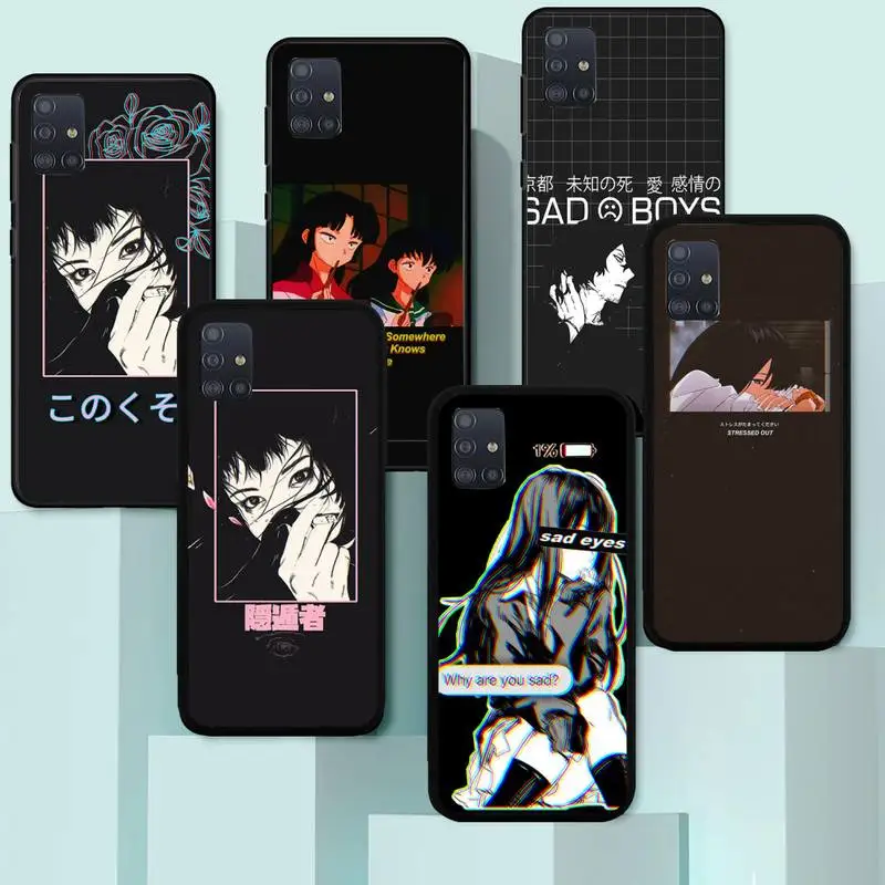 Sad Japanese Anime Aesthetic Phone Case for Huawei Y7 Y9 Y6 Y5 Y8 8S 8P nova 3 4 5 6 7 pro 2018 2019 4g 5g se Fundas cover
Sad Japanese Anime Aesthetic Phone Case for Huawei Y7 Y9 Y6 Y5 Y8 8S 8P nova 3 4 5 6 7 pro 2018 2019 4g 5g se Fundas cover