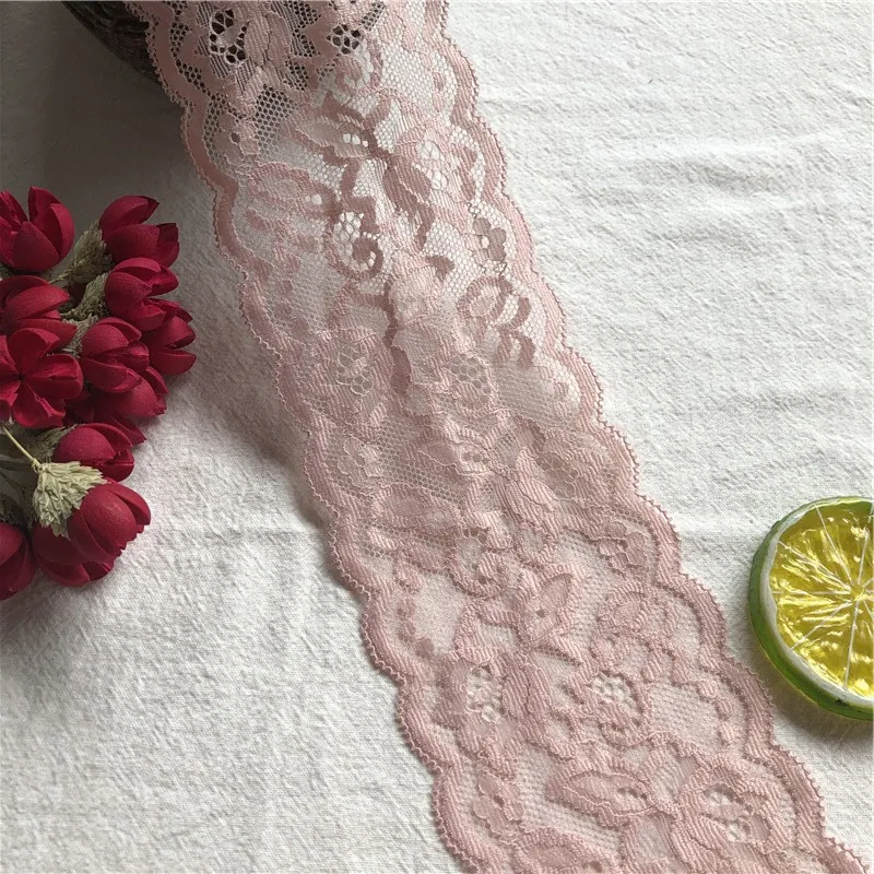 S1457 8cm Pale pink transparent mesh ribbon with hollow out floral for dress clothing doll decoration flower gift wrapping lace
S1457 8cm Pale pink transparent mesh ribbon with hollow out floral for dress clothing doll decoration flower gift wrapping lace