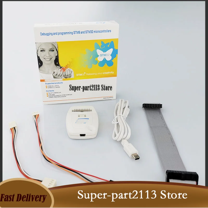 1pcs New ST-LINK/V2 ST-LINK V2(CN) ST LINK STLINK Emulator Download Manager STM8 STM32 Artificial Device
1pcs New ST-LINK/V2 ST-LINK V2(CN) ST LINK STLINK Emulator Download Manager STM8 STM32 Artificial Device