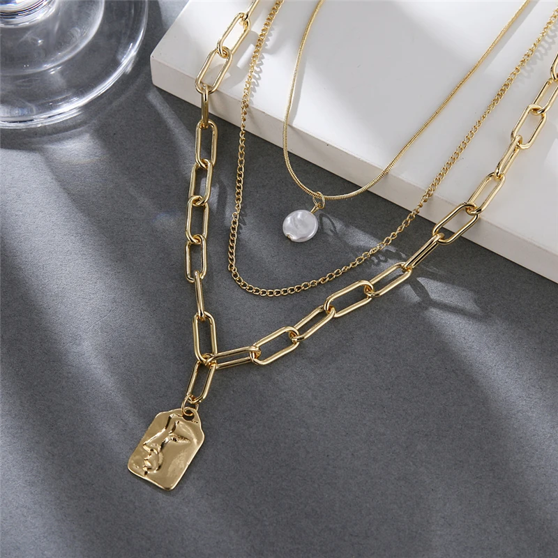 2021 Women Exquisite Alloy Multi-Layer Pearl Embossed Pendant Necklaces Jewelry Gift
2021 Women Exquisite Alloy Multi-Layer Pearl Embossed Pendant Necklaces Jewelry Gift