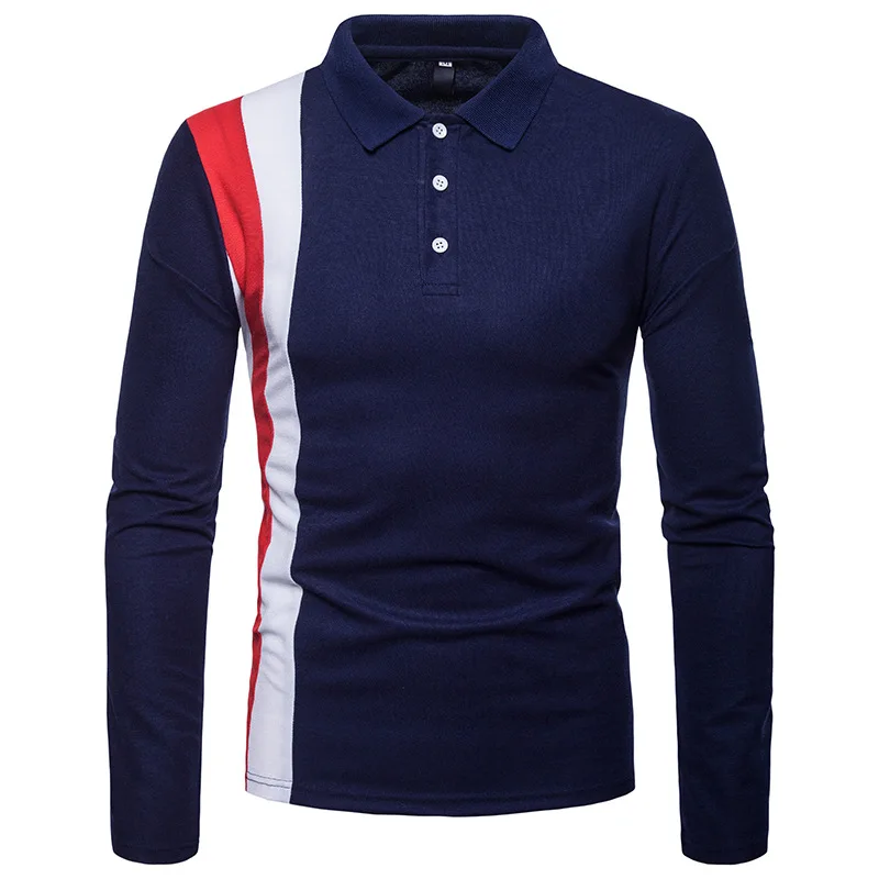 2018 High Quality Tops&Tees Men's Polo Shirts Business Fashion Autumn Slim Fit Style Long Sleeve Polo Shirt Men
2018 High Quality Tops&Tees Men's Polo Shirts Business Fashion Autumn Slim Fit Style Long Sleeve Polo Shirt Men