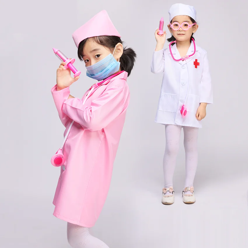 Kids Cosplay Clothes Boys Girls Doctor Nurse Uniform Halloween Role Play Costumes Work Fancy Party Performance Wear Doctor Gown
Kids Cosplay Clothes Boys Girls Doctor Nurse Uniform Halloween Role Play Costumes Work Fancy Party Performance Wear Doctor Gown