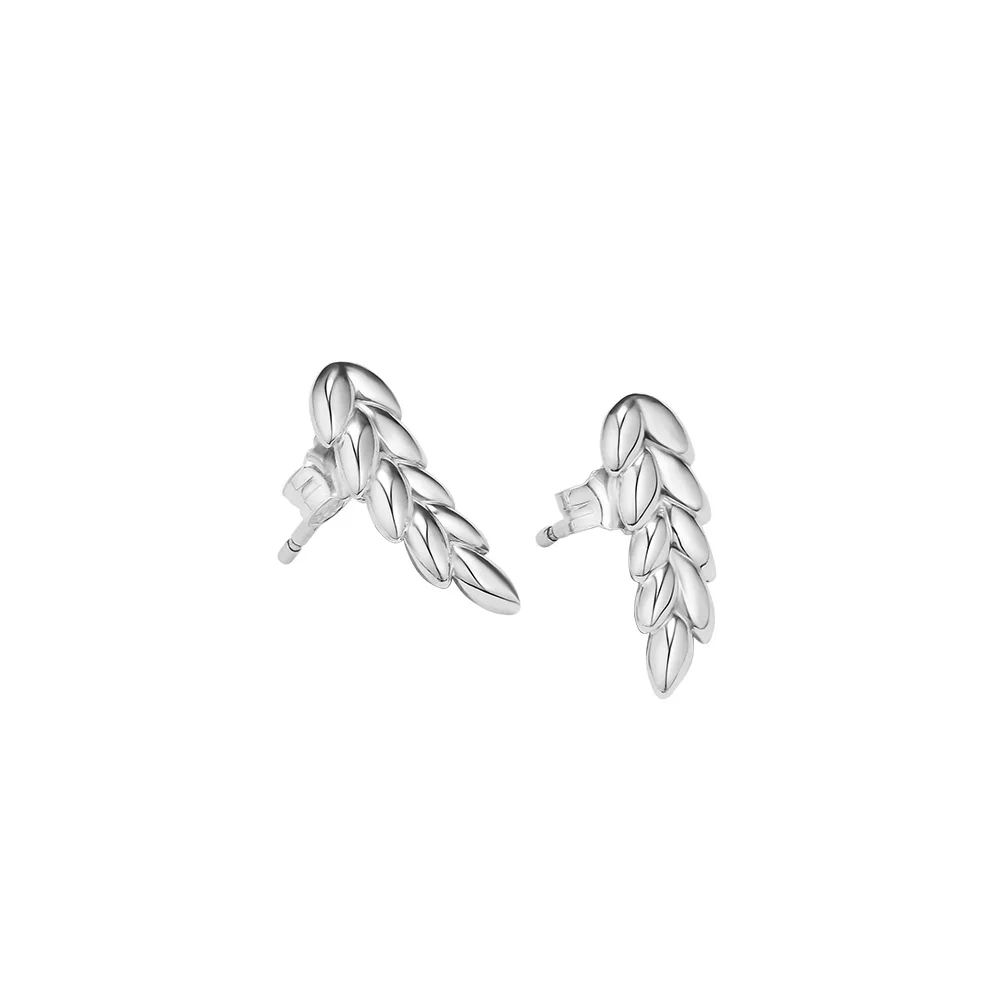 Curved Grains Earring Studs 925 Sterling Silver Jewelry For Woman Make up Fashion Female Earrings Party Jewelry
Curved Grains Earring Studs 925 Sterling Silver Jewelry For Woman Make up Fashion Female Earrings Party Jewelry