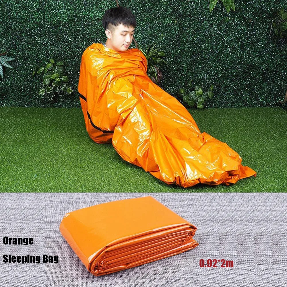 1 PC Portable PE Emergency Survival Sleeping Bag Thermal Keep Warm Waterproof Camouflage Blanket Outdoor Camping Hiking Tool 
1 PC Portable PE Emergency Survival Sleeping Bag Thermal Keep Warm Waterproof Camouflage Blanket Outdoor Camping Hiking Tool