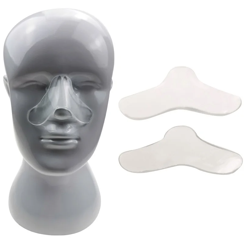 

Прозрачные носовые накладки для сипап-маски, 2 шт., носовые накладки, маска для сна при аппарате, раньше могут быть обрезаны, подушки размера ...