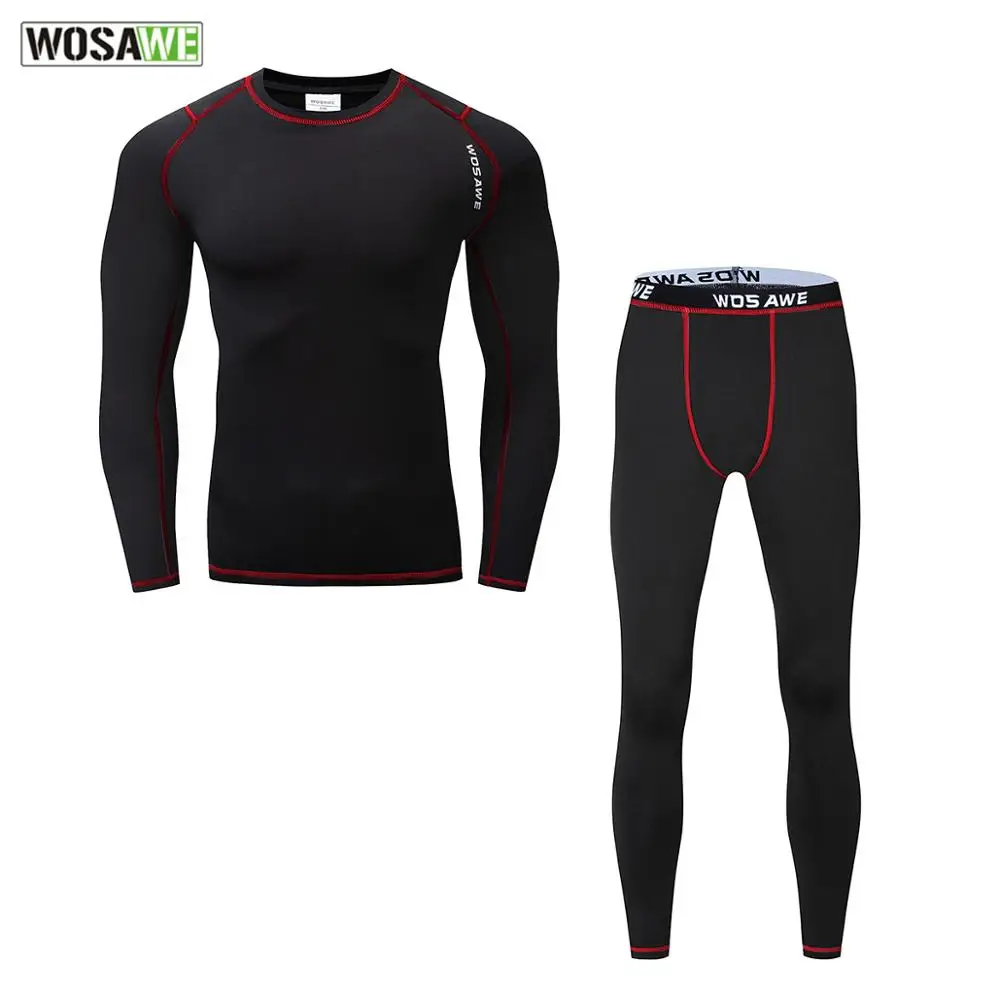 WOSAWE Winter Cycling Jerseys Men Long Johns Thermal Underwear Fleece Undershirt Long Sleeve Bike MTB Motocross Downhill Jersey
WOSAWE Winter Cycling Jerseys Men Long Johns Thermal Underwear Fleece Undershirt Long Sleeve Bike MTB Motocross Downhill Jersey