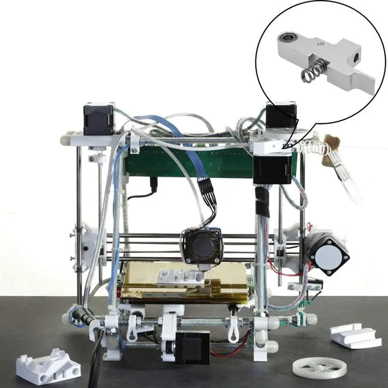 Tita Aero Metal Extruder Idler Arm 3D Printer Upgraded Parts for 1.75mm Prusa i3 MK2
Tita Aero Metal Extruder Idler Arm 3D Printer Upgraded Parts for 1.75mm Prusa i3 MK2