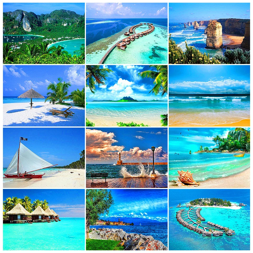 5D DIY Diamond Painting Seaside Scenery Full Square Rhinestone Embroidery Art Picture Cross Stitch Mosaic Home Decoration Kit
5D DIY Diamond Painting Seaside Scenery Full Square Rhinestone Embroidery Art Picture Cross Stitch Mosaic Home Decoration Kit