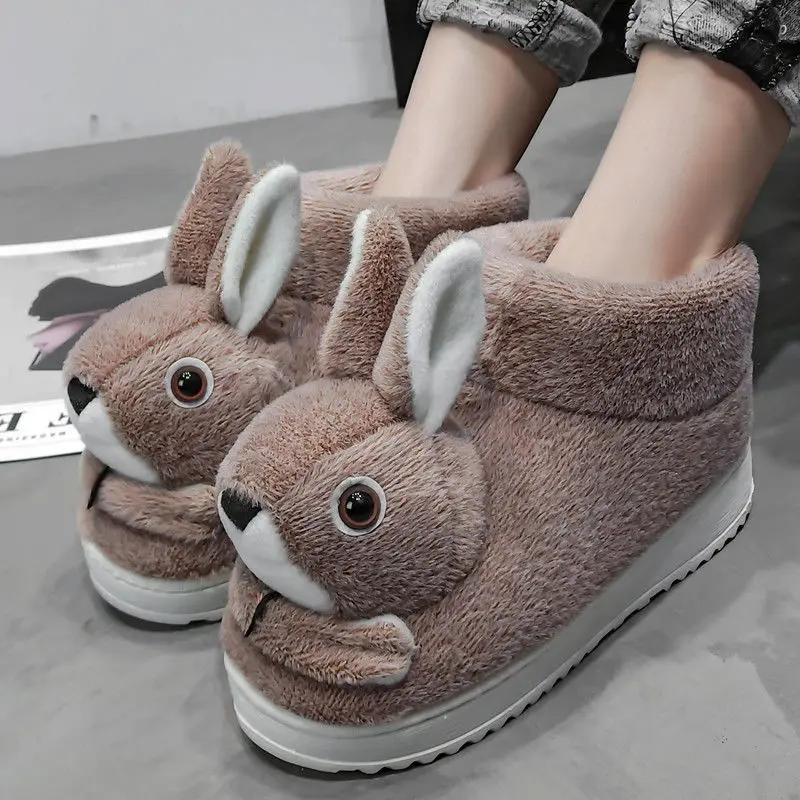 Cotton Slippers Female Winter Cute Cartoon Home Indoor Plus Velvet To Keep Warm Parent-child Children's Bag With Cotton Shoes
Cotton Slippers Female Winter Cute Cartoon Home Indoor Plus Velvet To Keep Warm Parent-child Children's Bag With Cotton Shoes