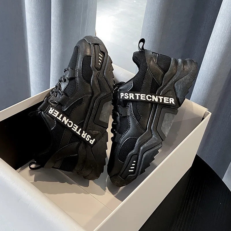 Designers Women Platform Sneakers Fashion Mesh 5cm Lace Up White Chunky Casual Shoes Sports Vulcanized Shoes Woman Trainers 2020
Designers Women Platform Sneakers Fashion Mesh 5cm Lace Up White Chunky Casual Shoes Sports Vulcanized Shoes Woman Trainers 2020