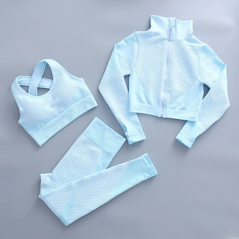 Women Yoga Set Women Tracksuit Zippers Long Sleeve Crop Top And Push Up Leggings Fitness Sport Set High Stretchy Gym suits
Women Yoga Set Women Tracksuit Zippers Long Sleeve Crop Top And Push Up Leggings Fitness Sport Set High Stretchy Gym suits