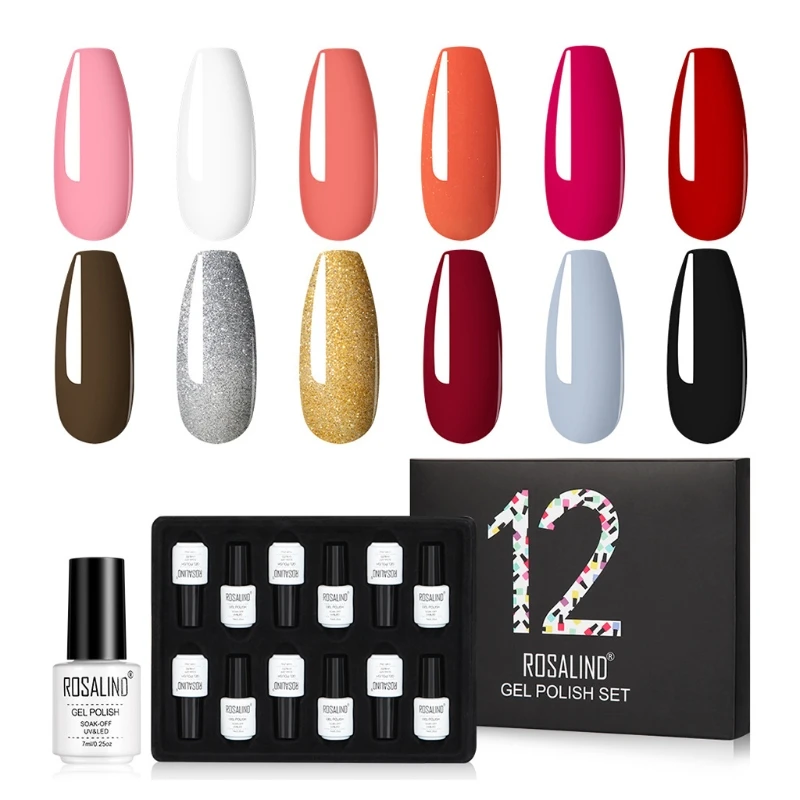 Q1QD Gel Nail Polish Set 12 Colors 7ml Summer Soak Off LED/UV Manicure DIY Art Kit for Beginner DIY Mother's Day Gift
Q1QD Gel Nail Polish Set 12 Colors 7ml Summer Soak Off LED/UV Manicure DIY Art Kit for Beginner DIY Mother's Day Gift