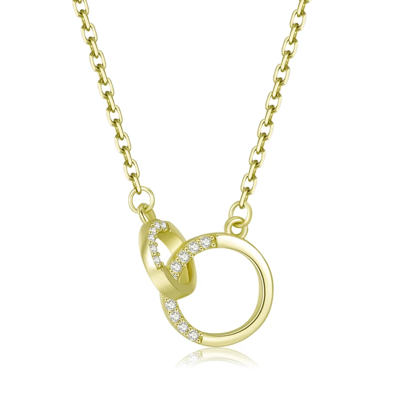 Fashion 925 Silver Necklace for Women Fine Double Circle with Shinning Zircon Rose Gold Pendant Necklace Female Jewelry Bijoux
Fashion 925 Silver Necklace for Women Fine Double Circle with Shinning Zircon Rose Gold Pendant Necklace Female Jewelry Bijoux
