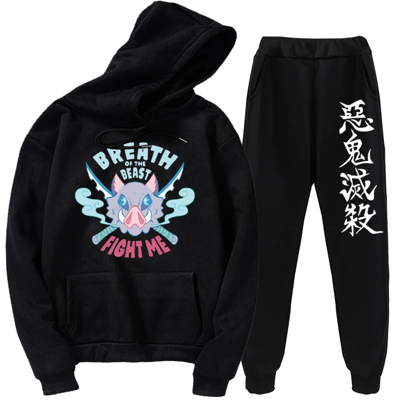 New Demon Slayer: Kimetsu No Yaiba Pullover Two Piece Set Sudaderas Hashibira Inosuke Men Women Hip Hop Sweatshirt + Sweatpants
New Demon Slayer: Kimetsu No Yaiba Pullover Two Piece Set Sudaderas Hashibira Inosuke Men Women Hip Hop Sweatshirt + Sweatpants