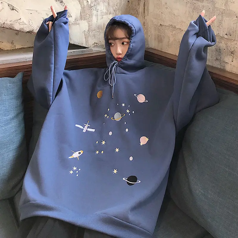 Sportswear oversized women's clothing oversized velvet thickened loose casual Hoodie street style women's Hoodie women fashion
Sportswear oversized women's clothing oversized velvet thickened loose casual Hoodie street style women's Hoodie women fashion