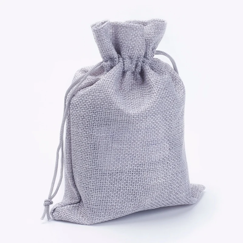 100pcs 18x13cm Burlap Packing Pouches Drawstring Bags for Jewelry Packaging Wedding Party Gift Bags
100pcs 18x13cm Burlap Packing Pouches Drawstring Bags for Jewelry Packaging Wedding Party Gift Bags