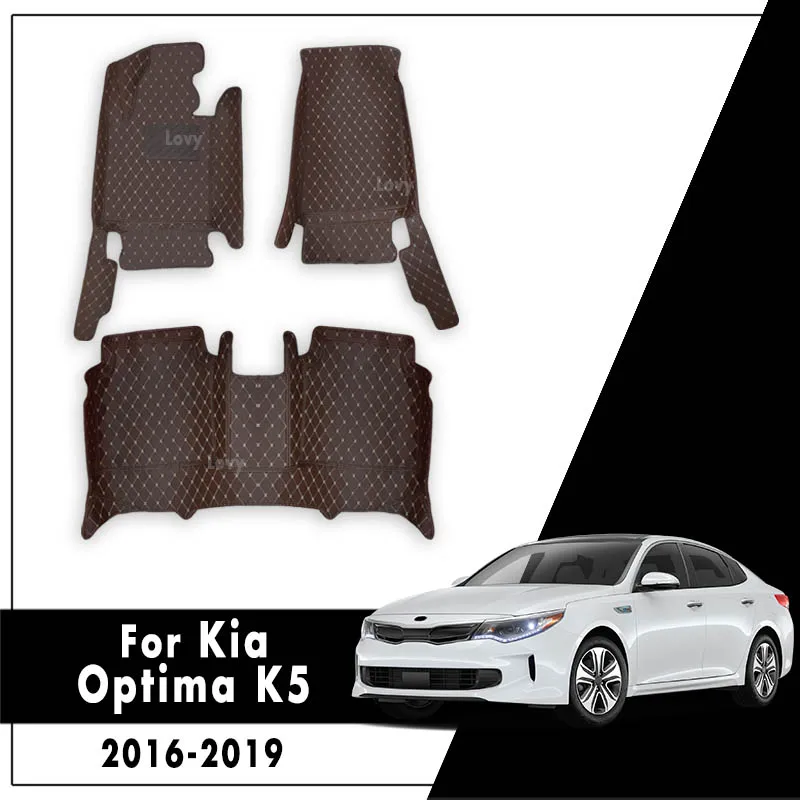 Автомобильные коврики для Kia Optima K5 JF 2019 2018 2017 2016 кожаные тире грузовые вкладыши