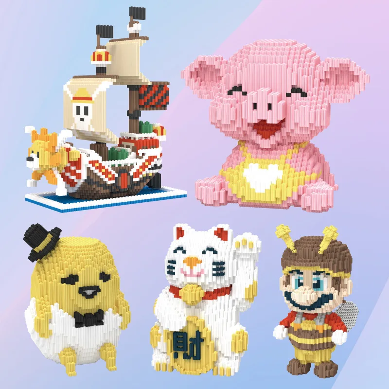 2034pcs Cartoon Building Blocks Happy Piggy Animation Model Children's Educational Handmade Building Blocks Girl Boy Toy Gift
2034pcs Cartoon Building Blocks Happy Piggy Animation Model Children's Educational Handmade Building Blocks Girl Boy Toy Gift