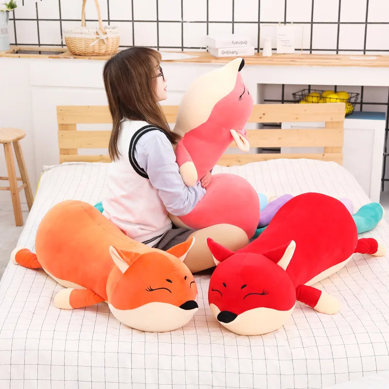 New Arrive 3 Colors 100-140CM Giant Kawaii Soft Dolls Stuffed Animals Fox Plush Toys Pillow For Girls Children Boys Gift
New Arrive 3 Colors 100-140CM Giant Kawaii Soft Dolls Stuffed Animals Fox Plush Toys Pillow For Girls Children Boys Gift