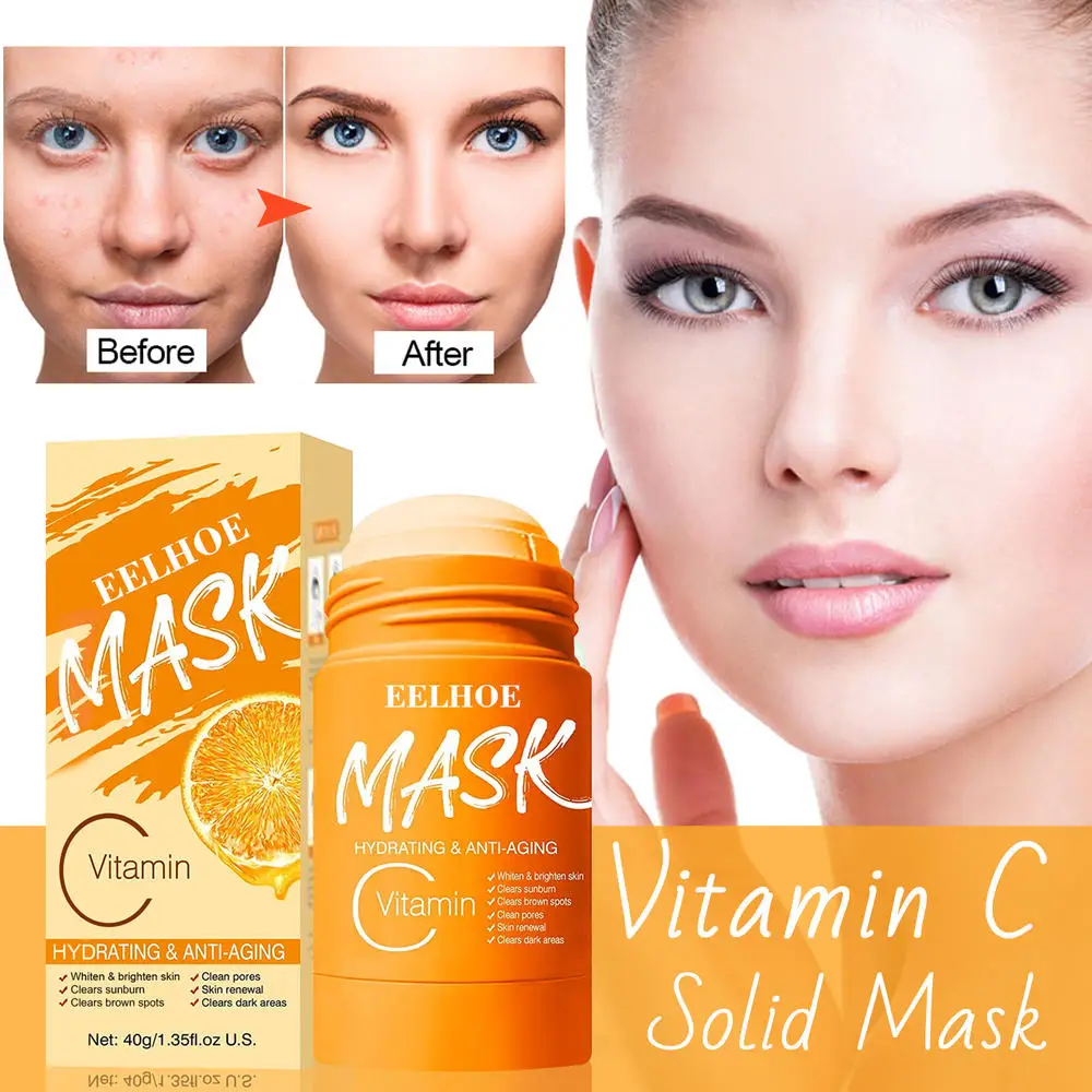 Vitamin C Mask Stick for Face Purifying Clay Stick Mask For Deep Cleaning Blackhead Remove Anti-Acne Oil Control & Clean Pores
Vitamin C Mask Stick for Face Purifying Clay Stick Mask For Deep Cleaning Blackhead Remove Anti-Acne Oil Control & Clean Pores