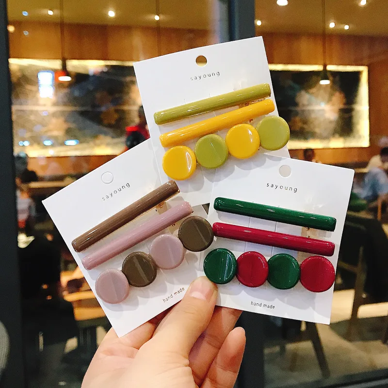 2021 new fashion lovely color round bean hair clip set contracted girl hair clip hair ornaments
2021 new fashion lovely color round bean hair clip set contracted girl hair clip hair ornaments