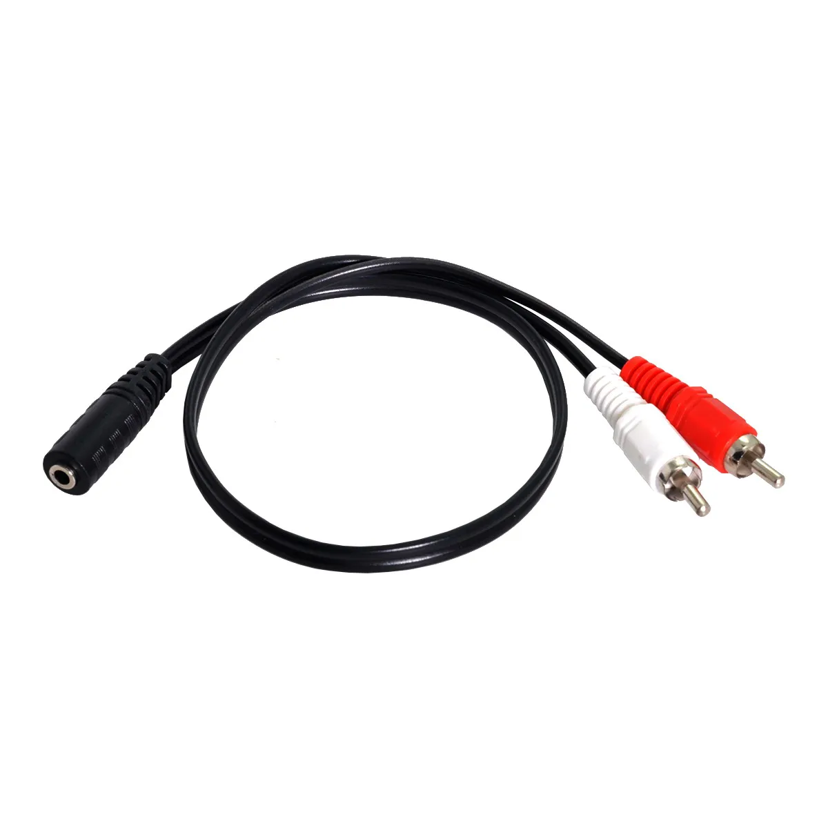 CY Stereo Mini Jack 3.5mm 1/8 Female to 2 Male RCA Plug Audio Y Type Adapter Cable 8inch 
CY Stereo Mini Jack 3.5mm 1/8 Female to 2 Male RCA Plug Audio Y Type Adapter Cable 8inch