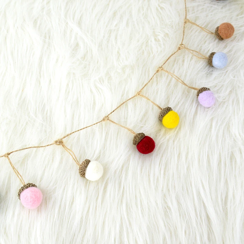 5pcs Multi Color Wool Felt Acorn Pine Cones Christmas Ornament Hanging Pendant For Wedding Christmas Tree Decoration DIY Crafts
5pcs Multi Color Wool Felt Acorn Pine Cones Christmas Ornament Hanging Pendant For Wedding Christmas Tree Decoration DIY Crafts