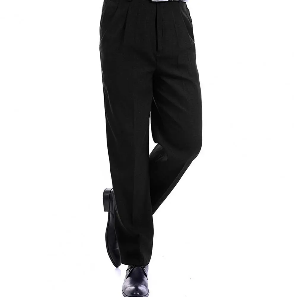 Summer Men Suit Pants Autumn Warm Casual Long Trousers Zipper Pockets Suit Black Pants Business Wedding Party 41 Size 
Summer Men Suit Pants Autumn Warm Casual Long Trousers Zipper Pockets Suit Black Pants Business Wedding Party 41 Size