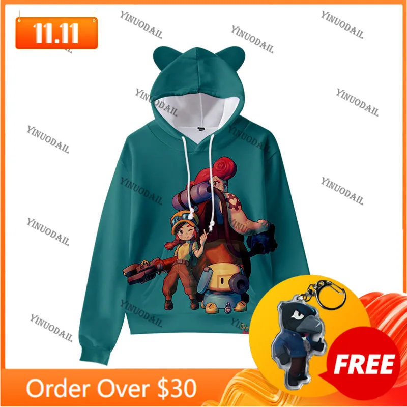 Cute Cat Ear Kids Favorite Hoodie 2021 Boys Girls Shoot Children's Crow Shoot Game 3D Hoodie Sweatshirts Star Kids Tops
Cute Cat Ear Kids Favorite Hoodie 2021 Boys Girls Shoot Children's Crow Shoot Game 3D Hoodie Sweatshirts Star Kids Tops
