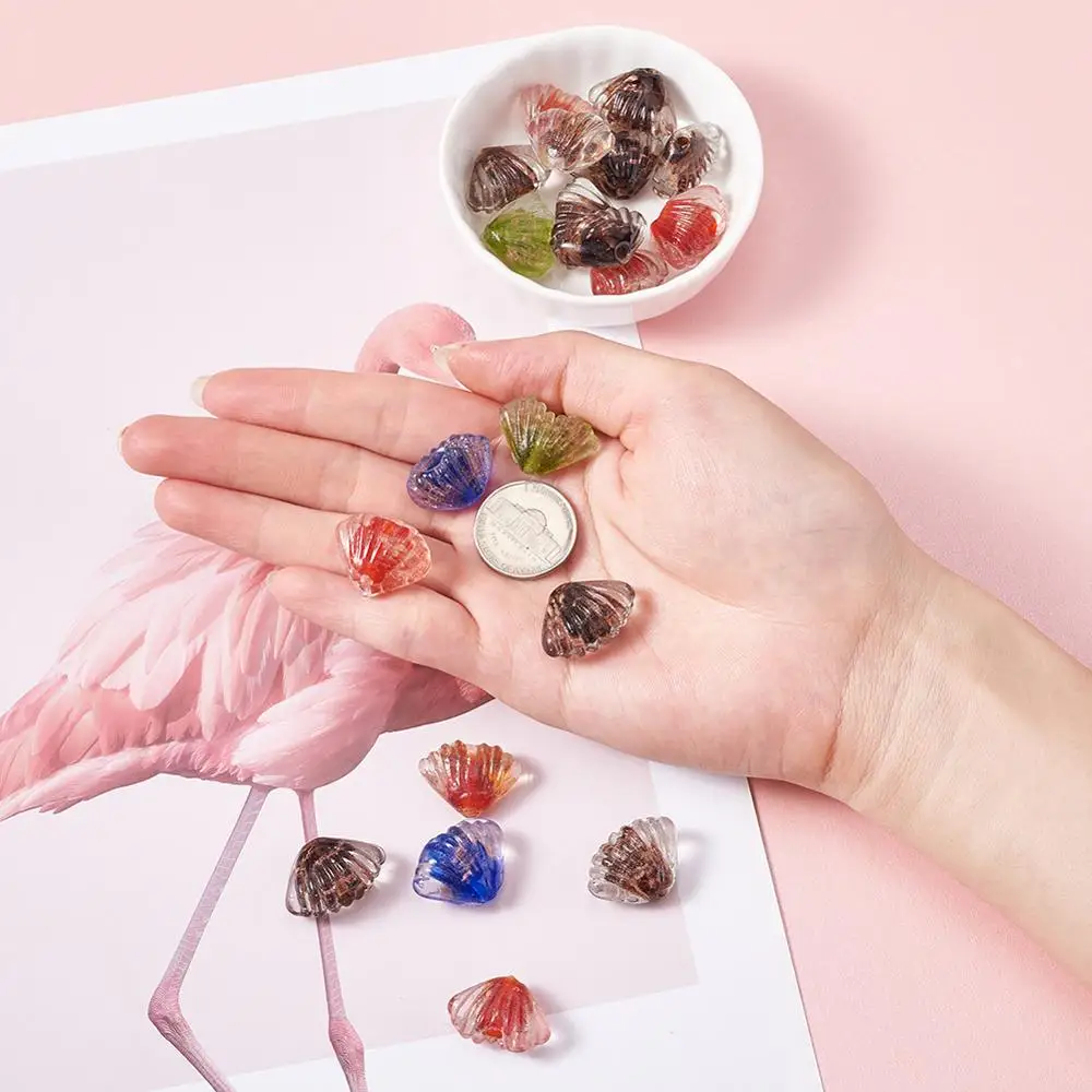20pc Handmade Lampwork Beads Shell Shape Mixed Color 17x23x11mm For Neckalce Bracelet Jewelry Making
20pc Handmade Lampwork Beads Shell Shape Mixed Color 17x23x11mm For Neckalce Bracelet Jewelry Making