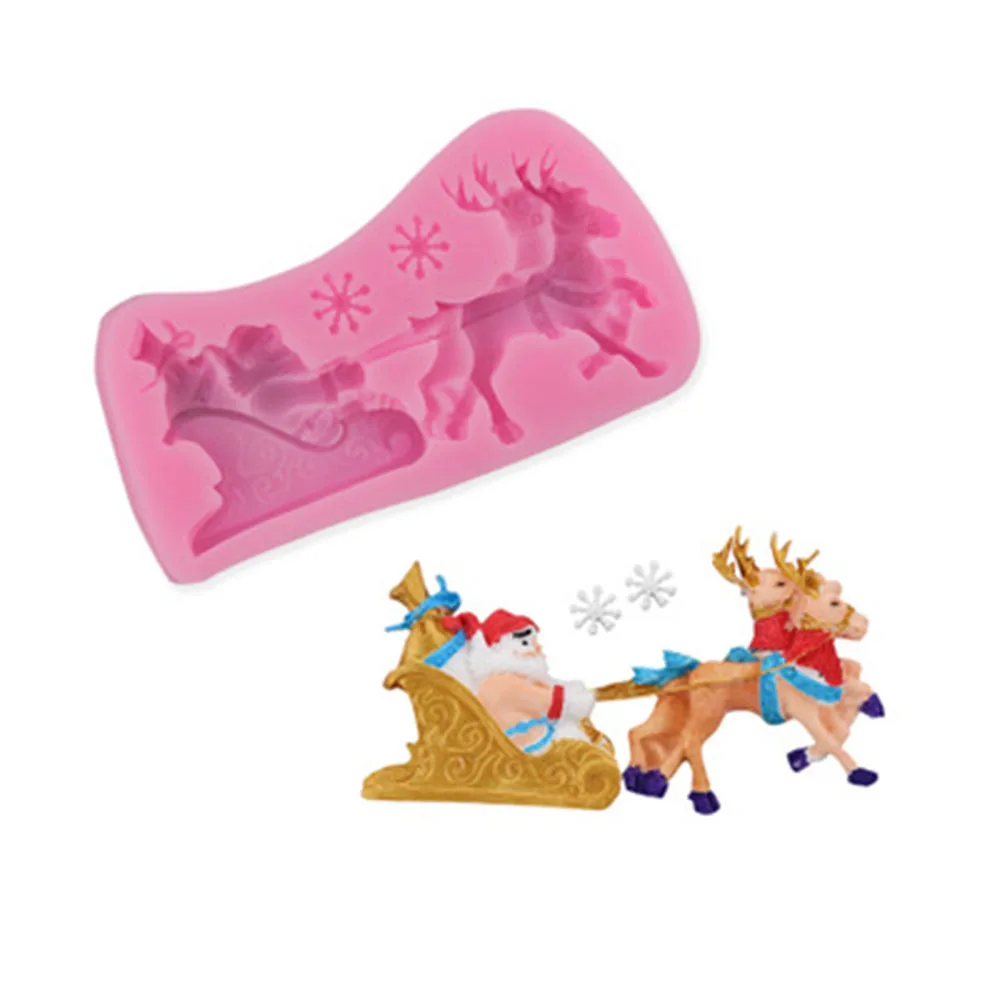 1Pc Christmas Santa Claus Milu Deer Shape Chocolate Candy Jello 3D Silicone Fondant Lace Mold Mould Cake Decoration Pastry Tools
1Pc Christmas Santa Claus Milu Deer Shape Chocolate Candy Jello 3D Silicone Fondant Lace Mold Mould Cake Decoration Pastry Tools
