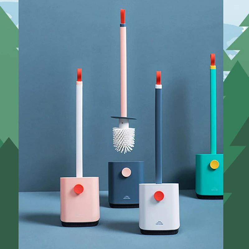 Multicolor Durable Bathroom Accessories Replacement Portable Scrub Long Handle Cleaning Tool Toilet Brush Silicone Set
Multicolor Durable Bathroom Accessories Replacement Portable Scrub Long Handle Cleaning Tool Toilet Brush Silicone Set