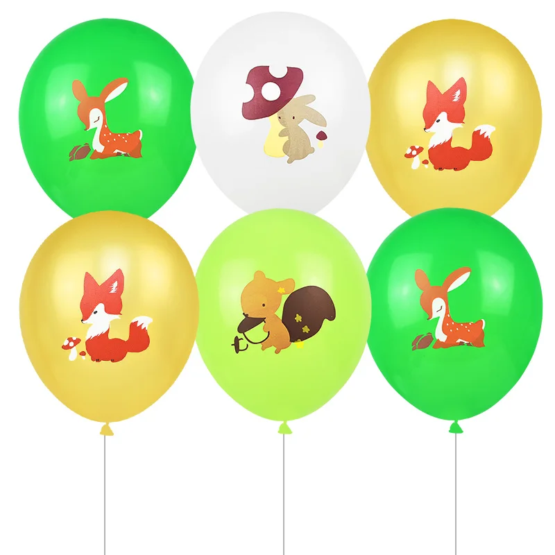10/15Pcs 12inch Fox Bunny Squirrel Deer Balloons Jungle Safari Animals Theme Latex Balloon Children's Day Birthday Party Decor
10/15Pcs 12inch Fox Bunny Squirrel Deer Balloons Jungle Safari Animals Theme Latex Balloon Children's Day Birthday Party Decor