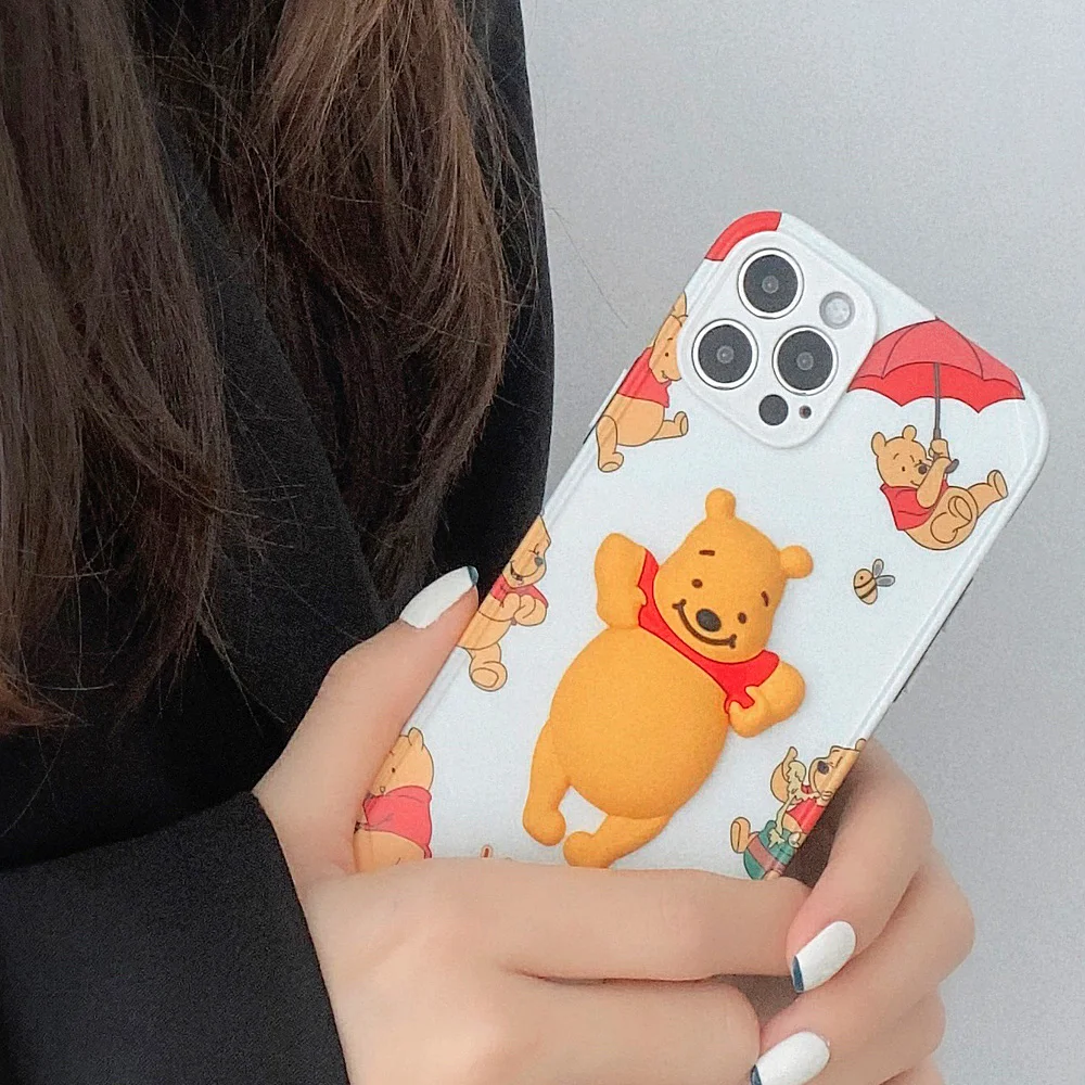 3D Yellow Bear Silicone Case for iPhone 12 Pro Max 11 X XS Cute Back Cover Shell Cute Cartoon Animal Phone Accessories
3D Yellow Bear Silicone Case for iPhone 12 Pro Max 11 X XS Cute Back Cover Shell Cute Cartoon Animal Phone Accessories