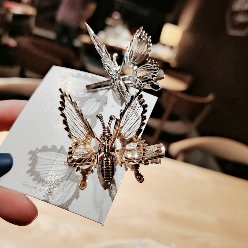 Korean Bangs Clip Will Move Simulation Butterfly Hairpin For Women Girl Headdress Cute Alloy Duckbill Clip Hair Accessories
Korean Bangs Clip Will Move Simulation Butterfly Hairpin For Women Girl Headdress Cute Alloy Duckbill Clip Hair Accessories