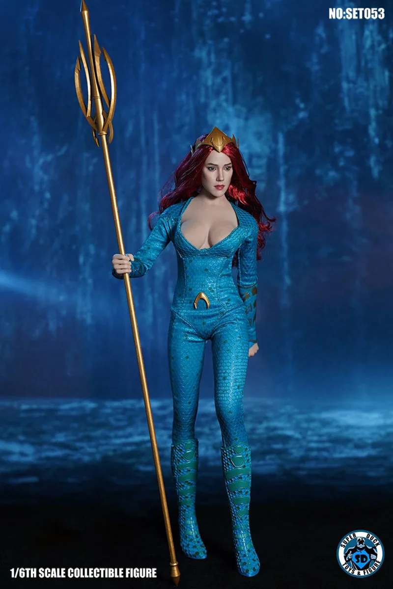 SUPER DUCK SET053 1/6 Mera Amber Heard Head Sculpt And Costume Set Fit 12'' TBL S12D Body
SUPER DUCK SET053 1/6 Mera Amber Heard Head Sculpt And Costume Set Fit 12'' TBL S12D Body